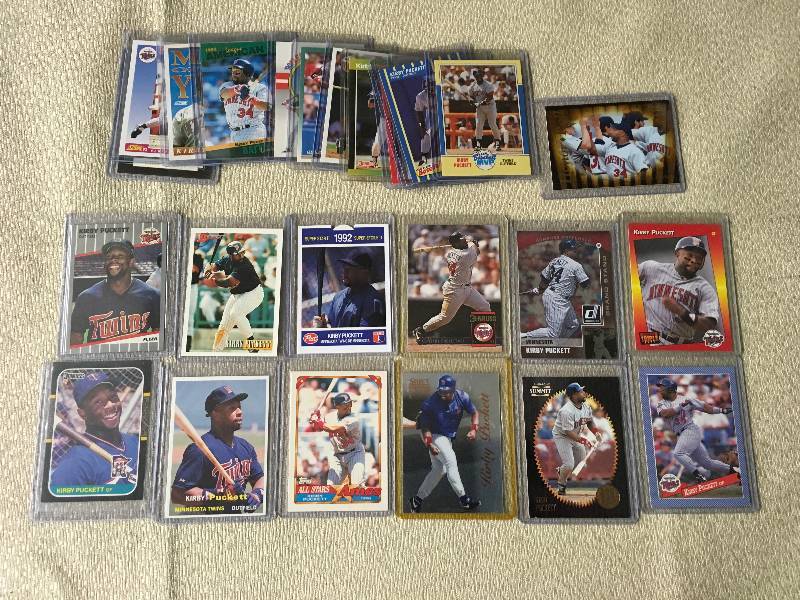 lot 293 image: 25 Kirby Puckett Cards