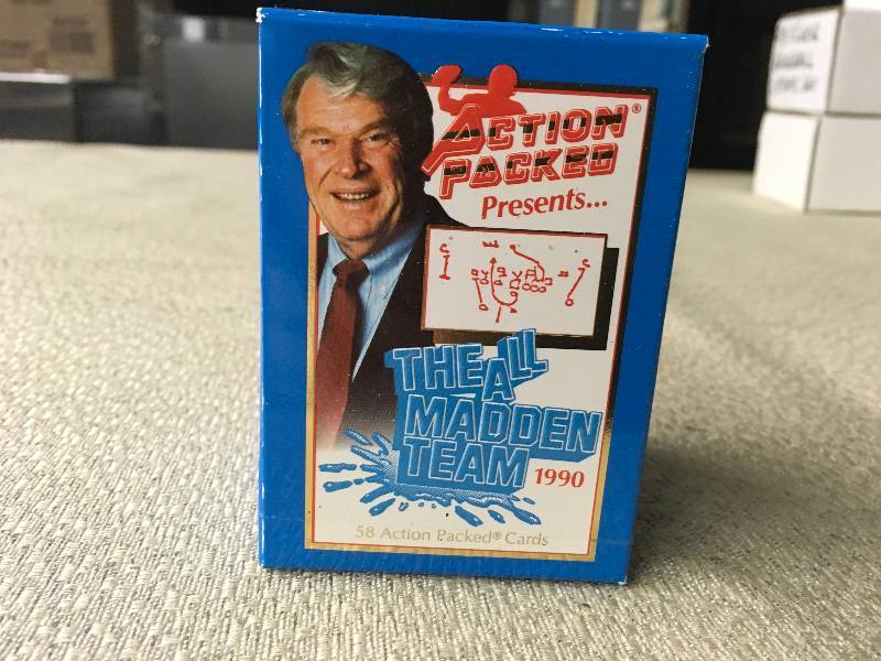 lot 295 image: 1990 Action Packed The All Madden Team Card Set