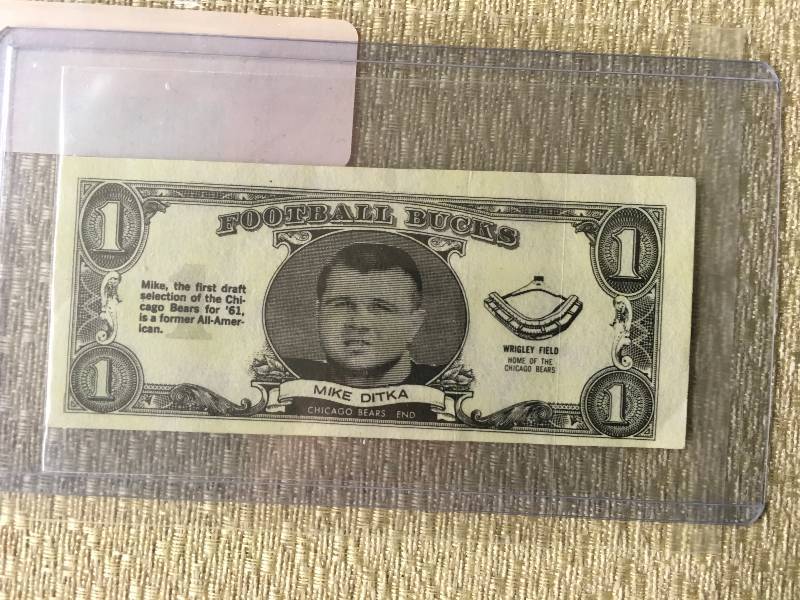 lot 306 image: Mike Ditka Football Buck