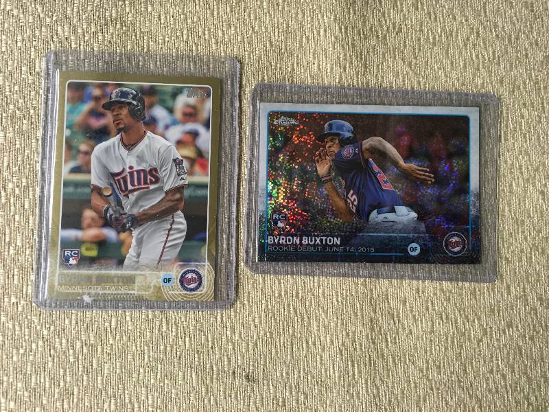 lot 327 image: Two Byron Buxton Cards