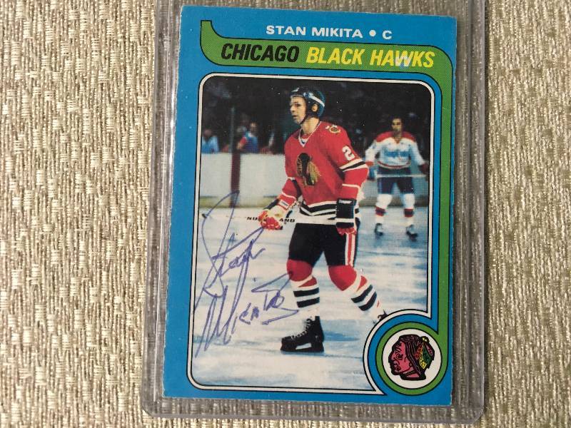 lot 328 image: Autographed Stan Mikita Card