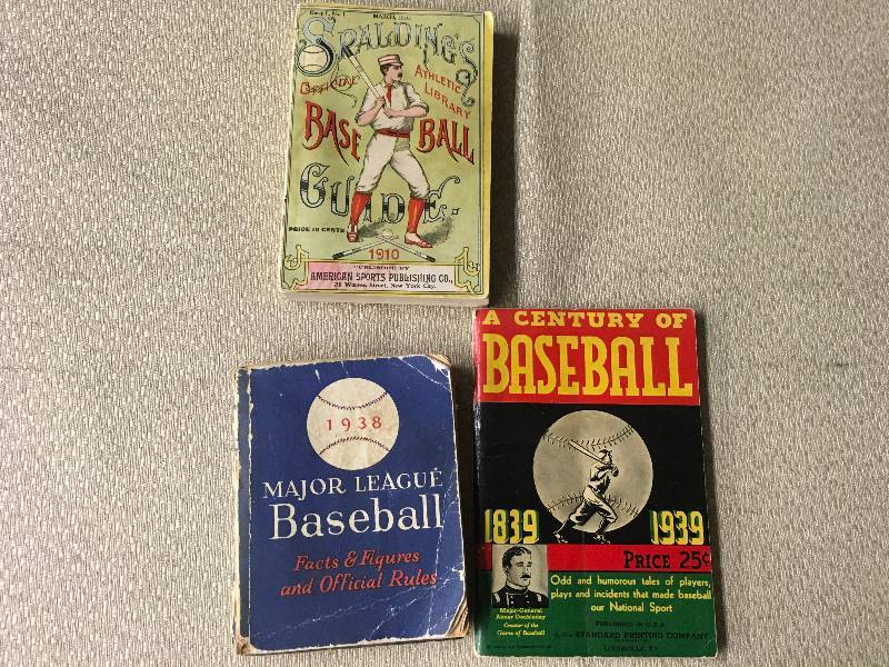lot 329 image: Three MLB Official Rules Books