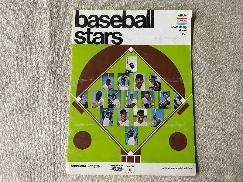 lot 342 image: Baseball Stars Official Photo Stamp Album