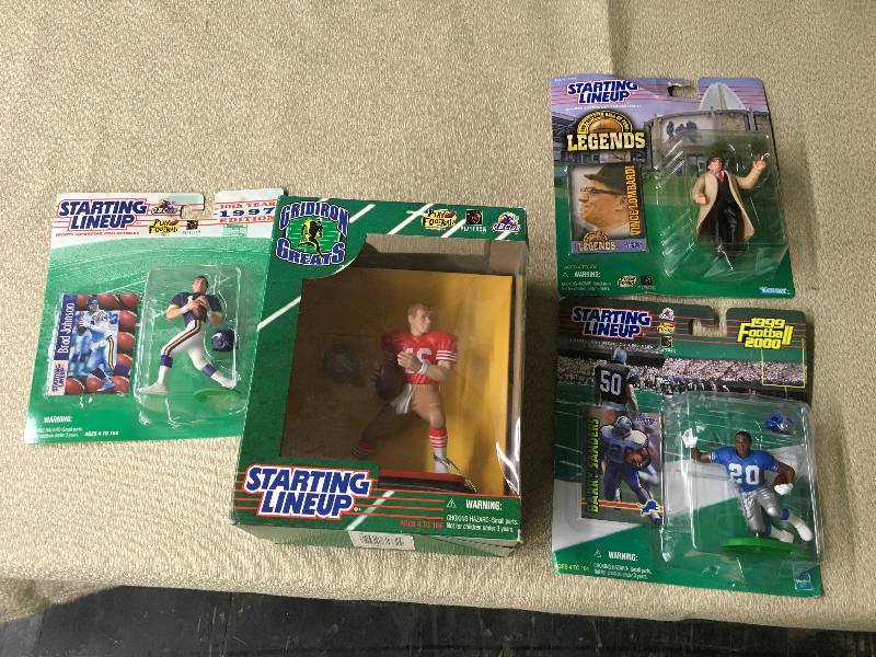 lot 351 image: Four Starting Lineup Figurines