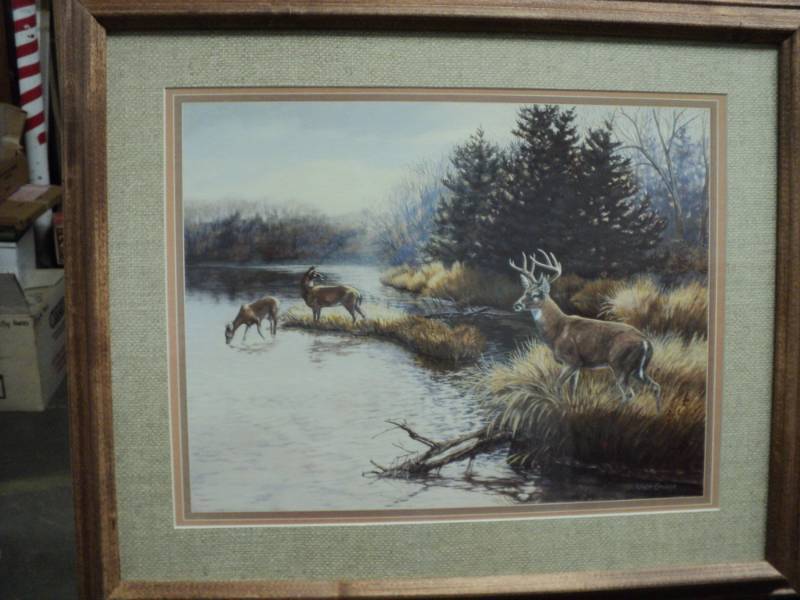 Homco Crocker Print 24 x 20 New in...