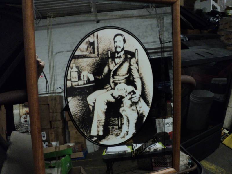 Dr. McGillicuddys Mirror, 15 x 19...