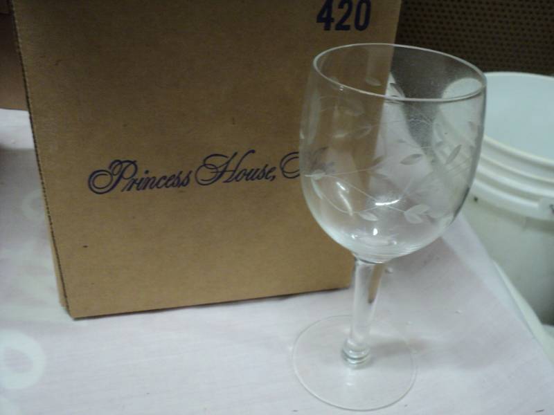 Princess House set of 4 Hand Blown ...