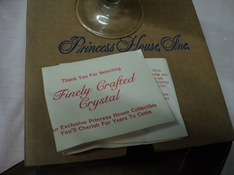 Princess House set of 2 Crystal Gla...