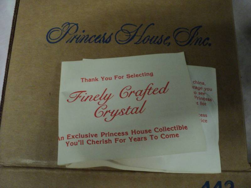 Princess House set of 2 Crystal Gla...