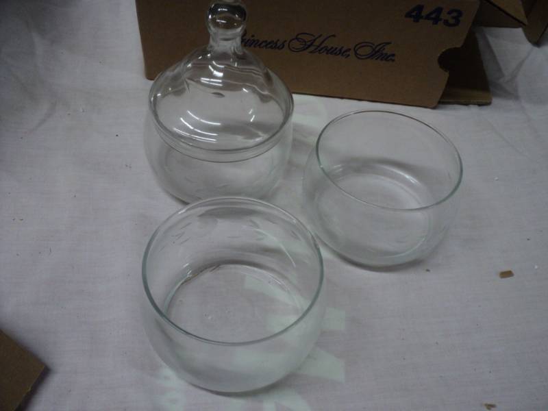 Princess House #443 set of 4 pieces...