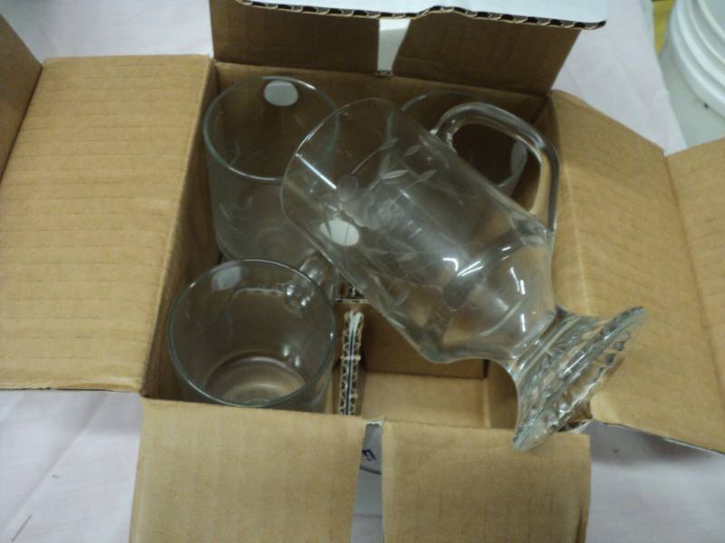 Princess House Set of 4 Crystal Mug...