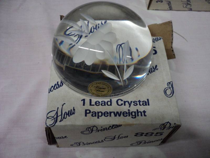 Princess House #885 Lead Crystal Pa...