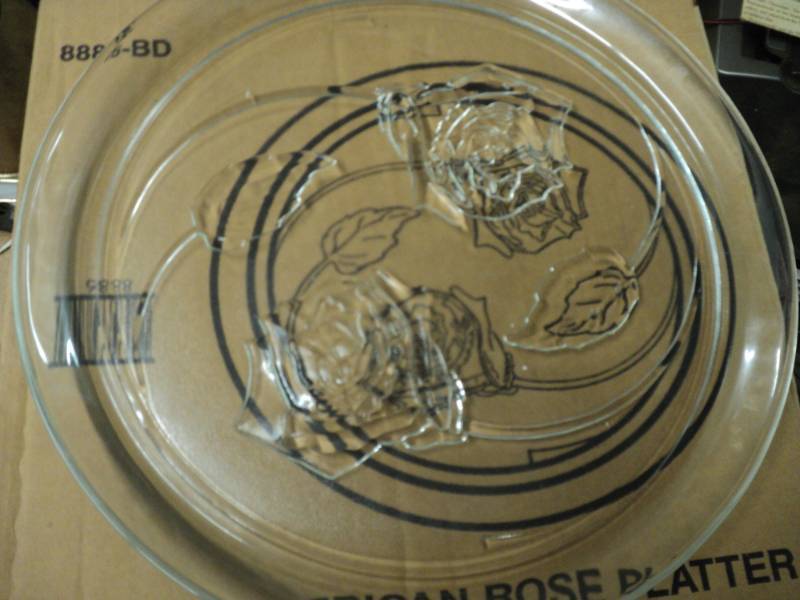 American Rose Platter Home Interio...