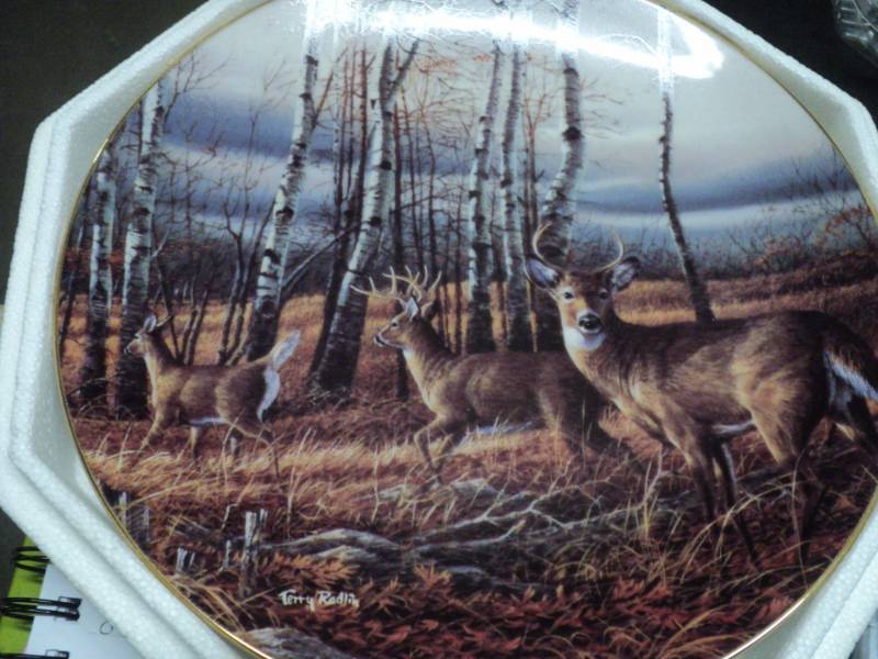 Terry Redlin The Birch Line Plate...