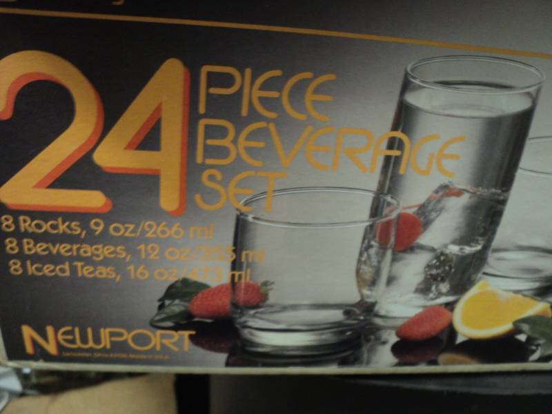 24 Piece Beverage Set...