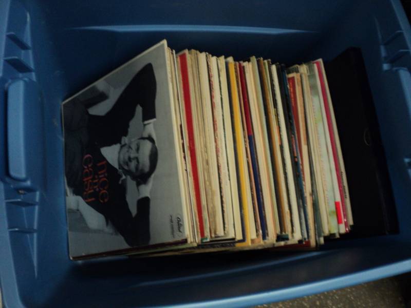75 or more Records in a Covered Tub...
