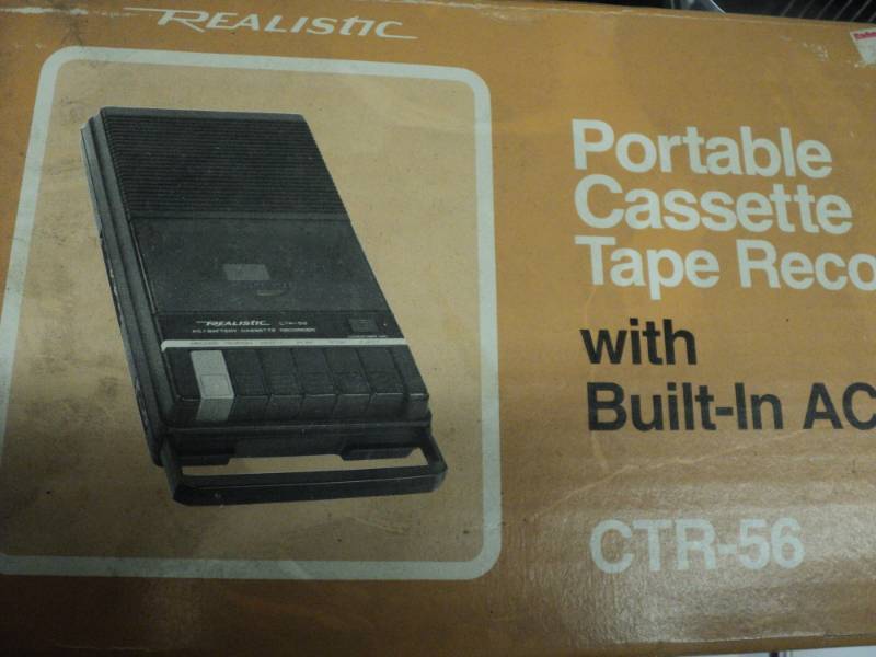 Realistic Portable Cassette Tape Re...