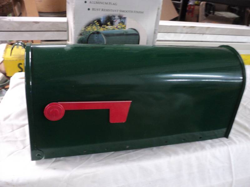 Standard Size Forest Green Mailbox...