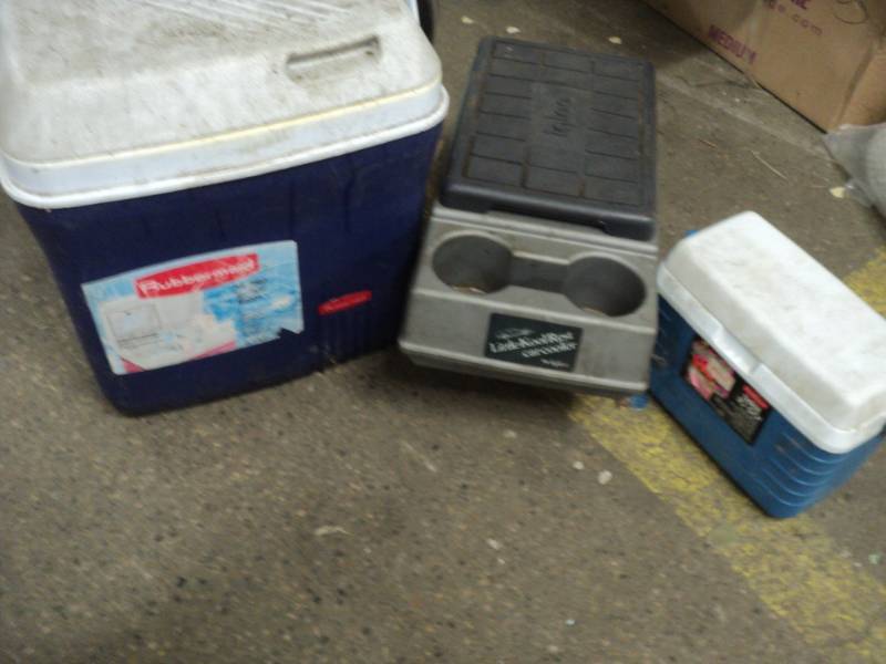 3 Coolers need cleaning...