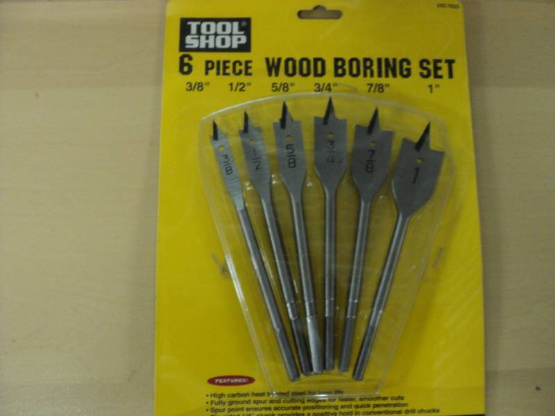 Tool Shop 6 Piece Wood Boring Set ...
