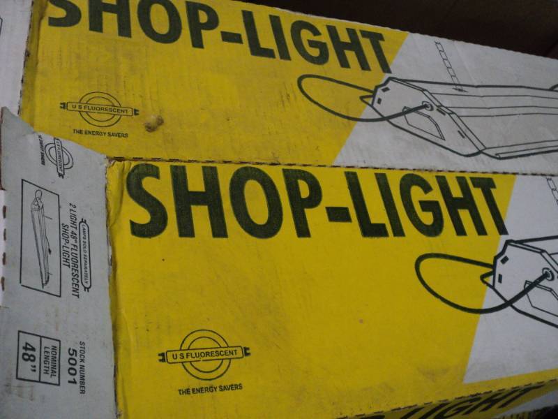 2 - 4 ft Shop Lights new in box...