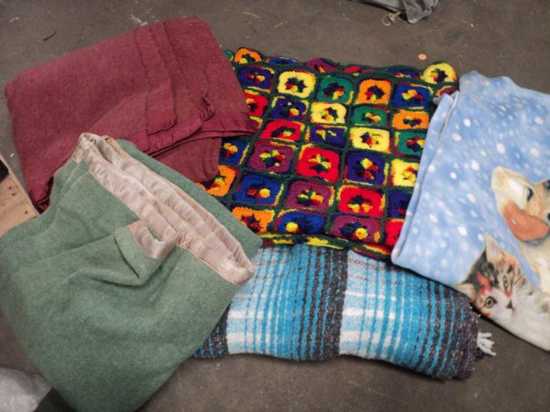5 Blankets...