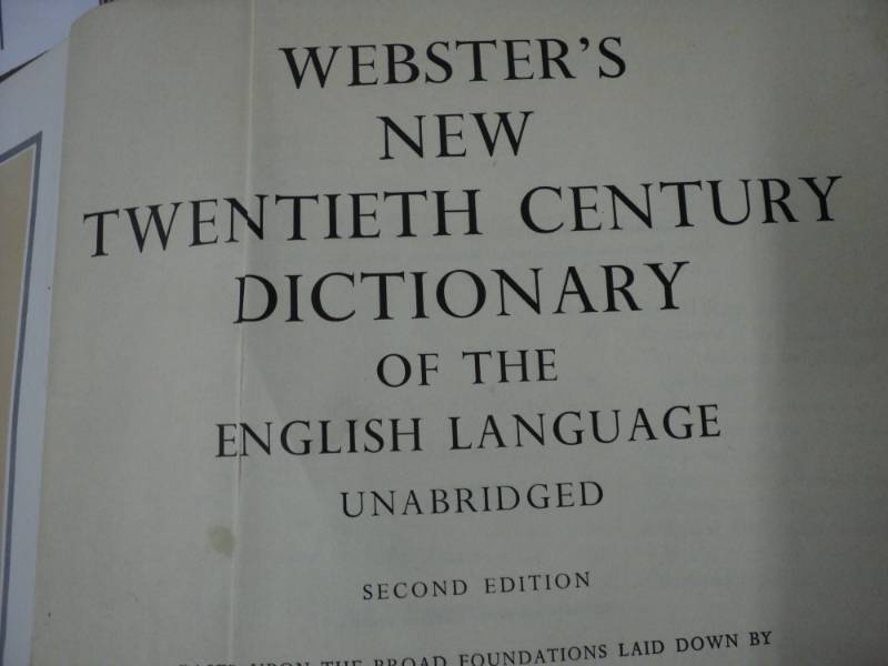 Webster Dictionary Unabridged 2nd ...