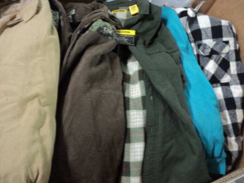 5 Jackets- Stanley is New L and XL...