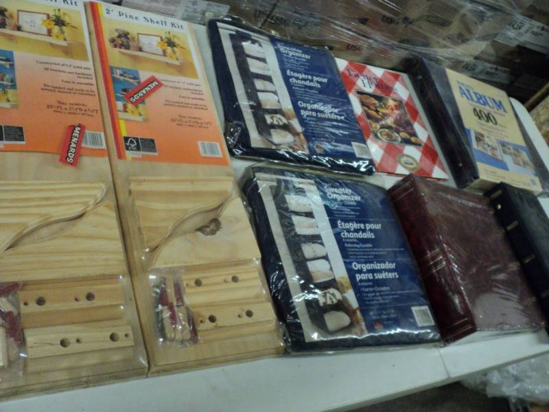 2 - 2 ft Pine Shelf Kits, 2 sweater...