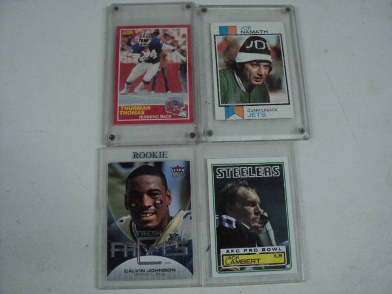 4 Cards  Thurman Thomas, Joe Namat...