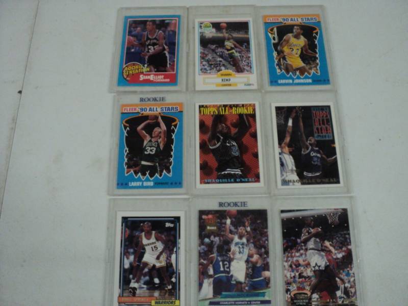 9 Basketball Cards...