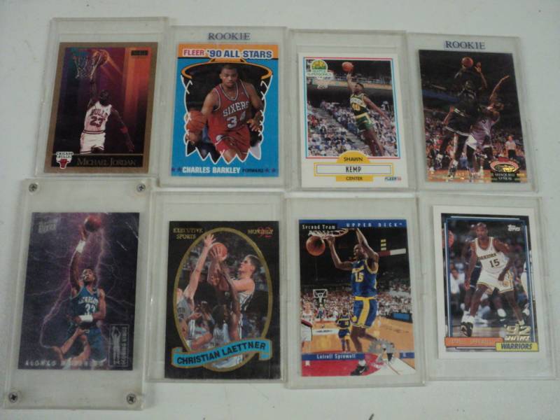 8 Basketball Cards...