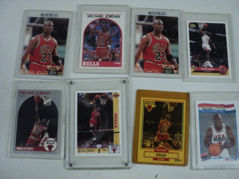 8 Basketball Cards  Michael Jordan...