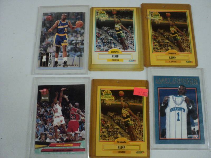 6 Basketball Cards...