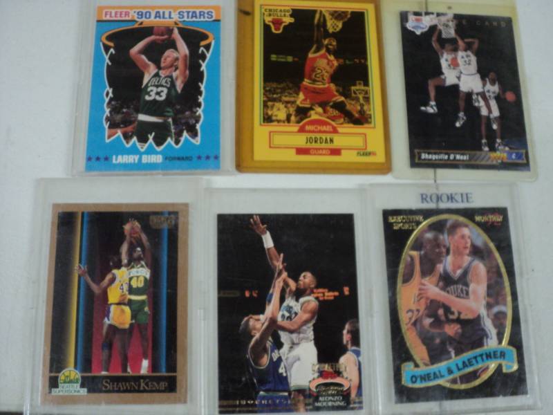 6 Basketball Cards...