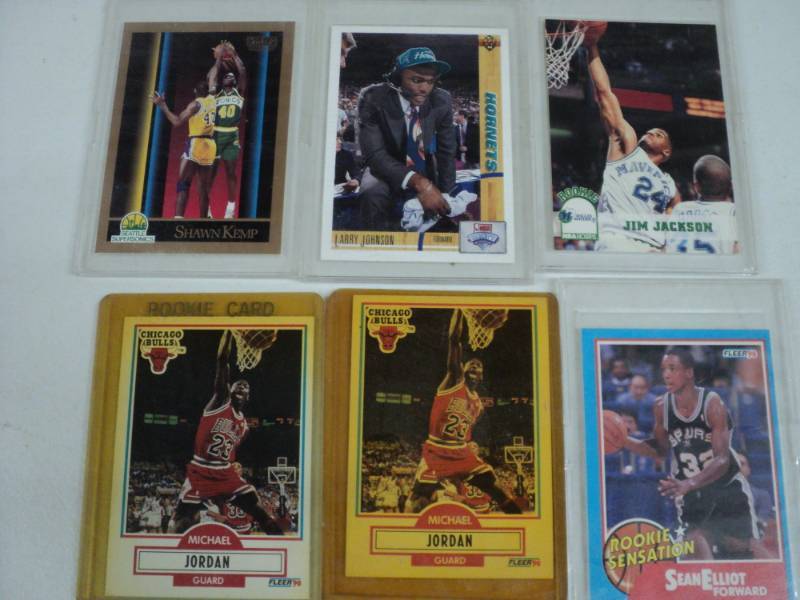 6 Basketball Cards...