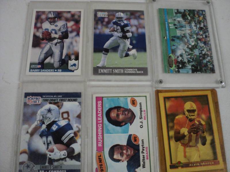 6 Football Cards...