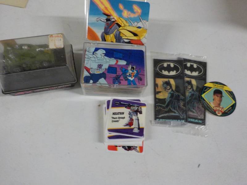 Case of Transformers Cards, Toy and...