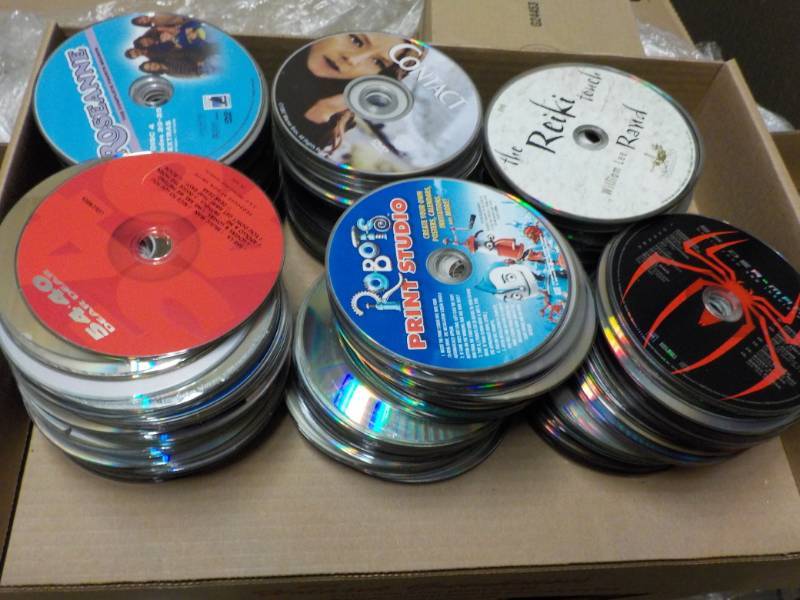 300 or more DVDs, CDs and Games...