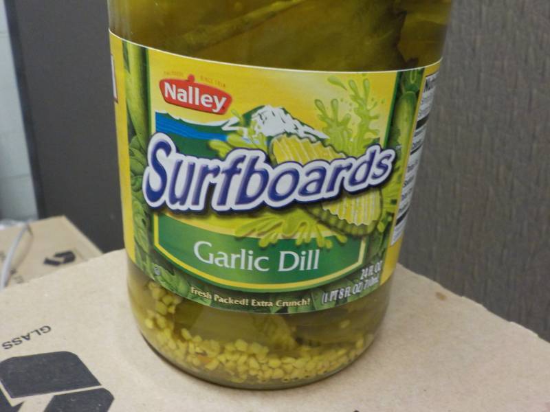 6 -24 oz Jars Nalley Surf Boards Ga...