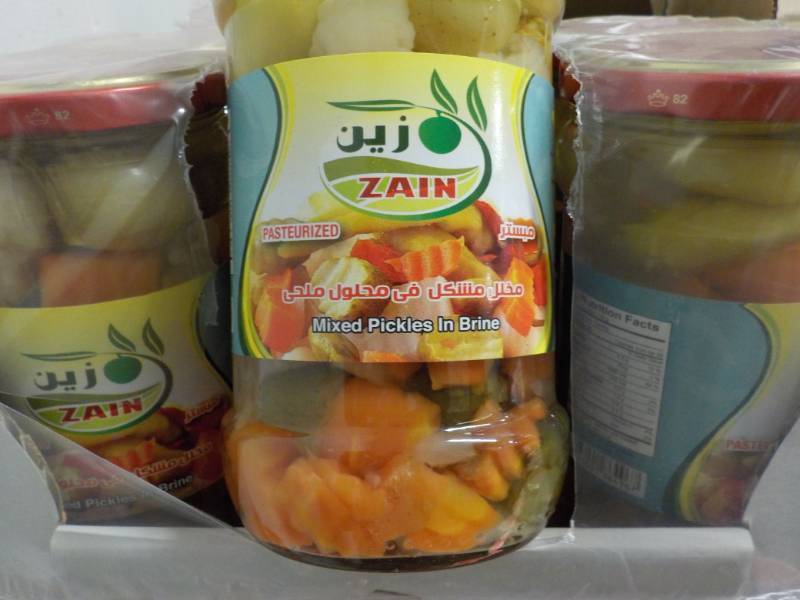 24 Jars Zain Mixed Pickles in Brine...