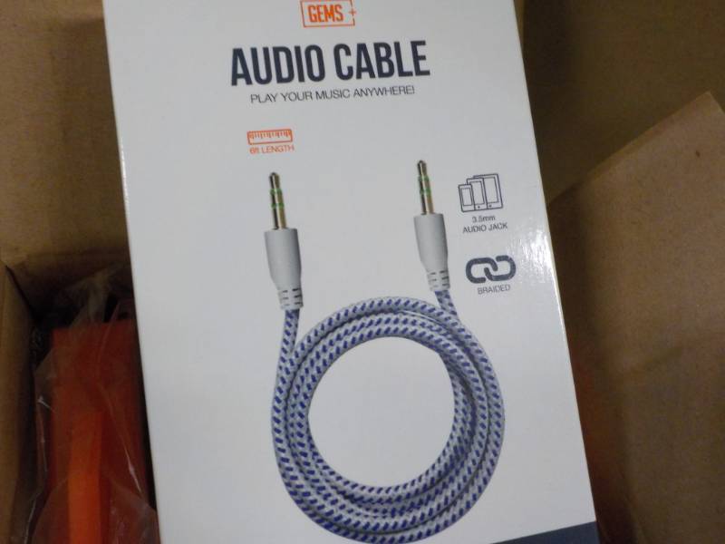 Case of 48 Gems Audio Cables...