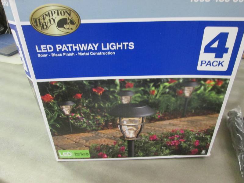 lot 13 image: Hampton Bay Solar Black Outdoor Int...