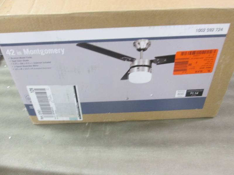 lot 30 image: Montgomery 42 in. LED Indoor Brushe...