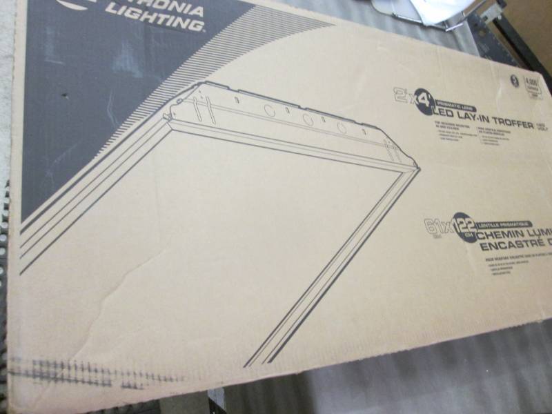 lot 64 image: Lithonia Lighting 2 ft. x 4 ft. Whi...