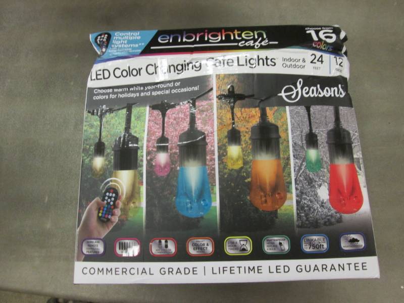 lot 89 image: Enbrighten 12-bulb 24 ft. Vintage S...
