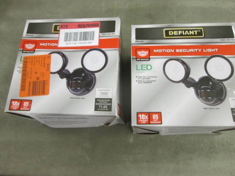 lot 145 image: 2 Defiant 180 Degree Black Motion A...