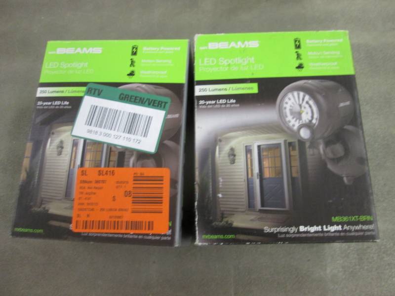 lot 155 image: 2 Mr. Beams Wireless 120-Degree Bro...