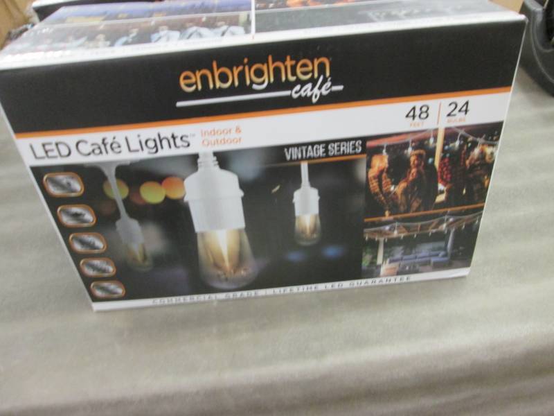 lot 177 image: Enbrighten 24-Bulb 48 ft. Vintage I...