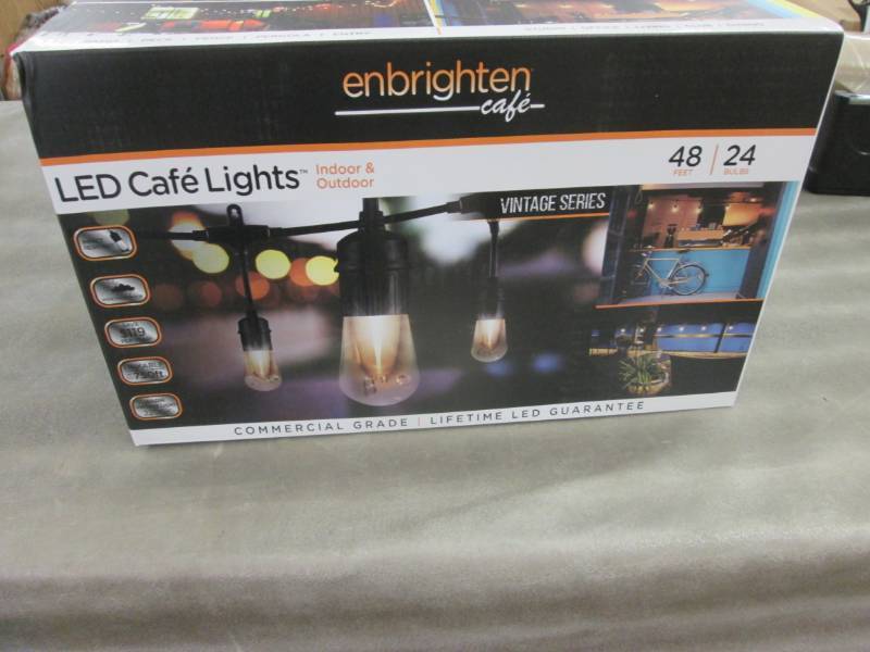 lot 178 image: Enbrighten 24-Bulb 48 ft. Vintage I...